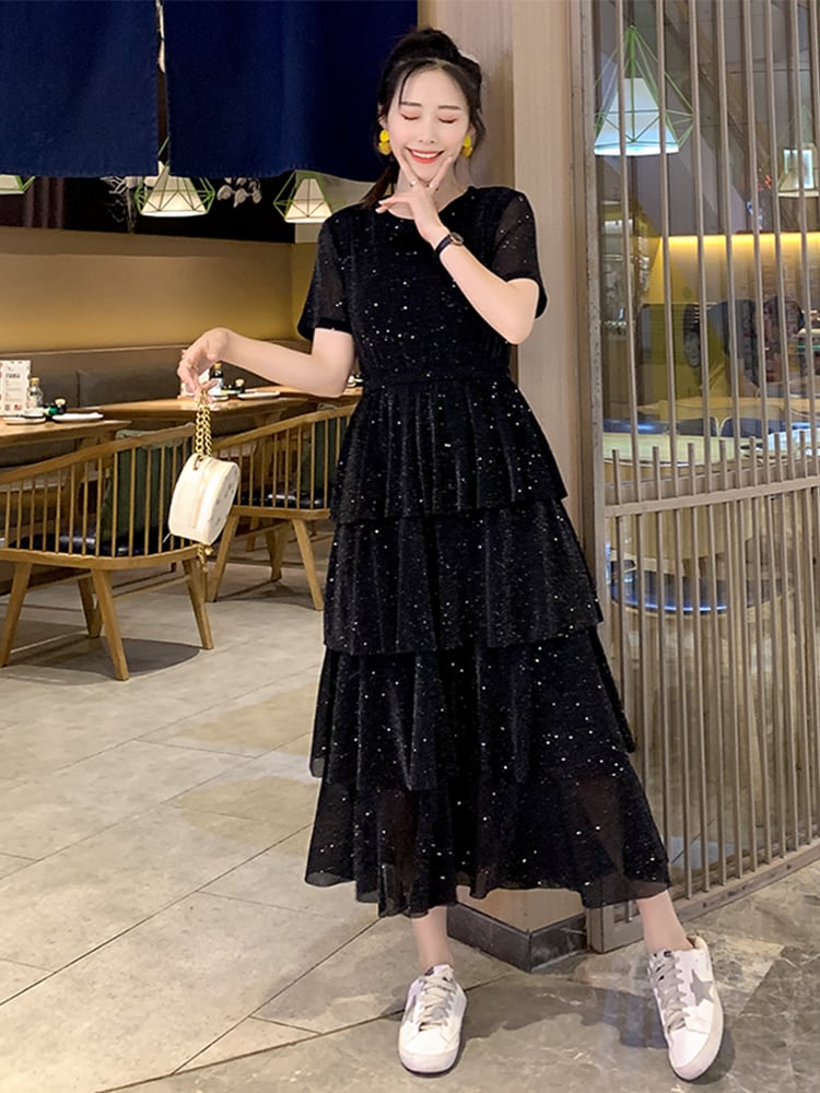 超人気 大人可愛い スウィート フリル ワンピース ins-8619