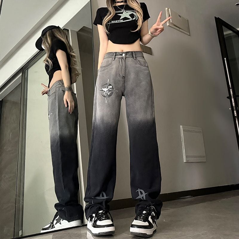 話題沸騰中  超人気  個性派 ストリート デニムins-6474