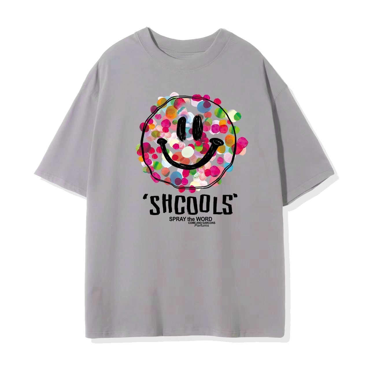 話題沸騰中 カジュアル スマイリー 半袖 Tシャツ ins-8651