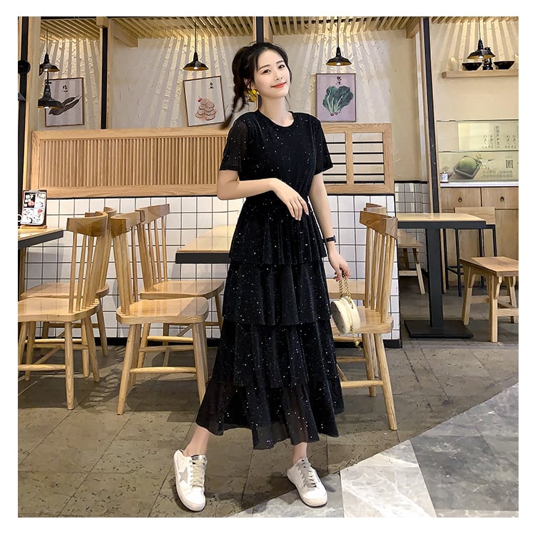 超人気 大人可愛い スウィート フリル ワンピース ins-8619