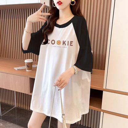 話題沸騰中 4色選択可 プリント  Tシャツ カットソーins-8276