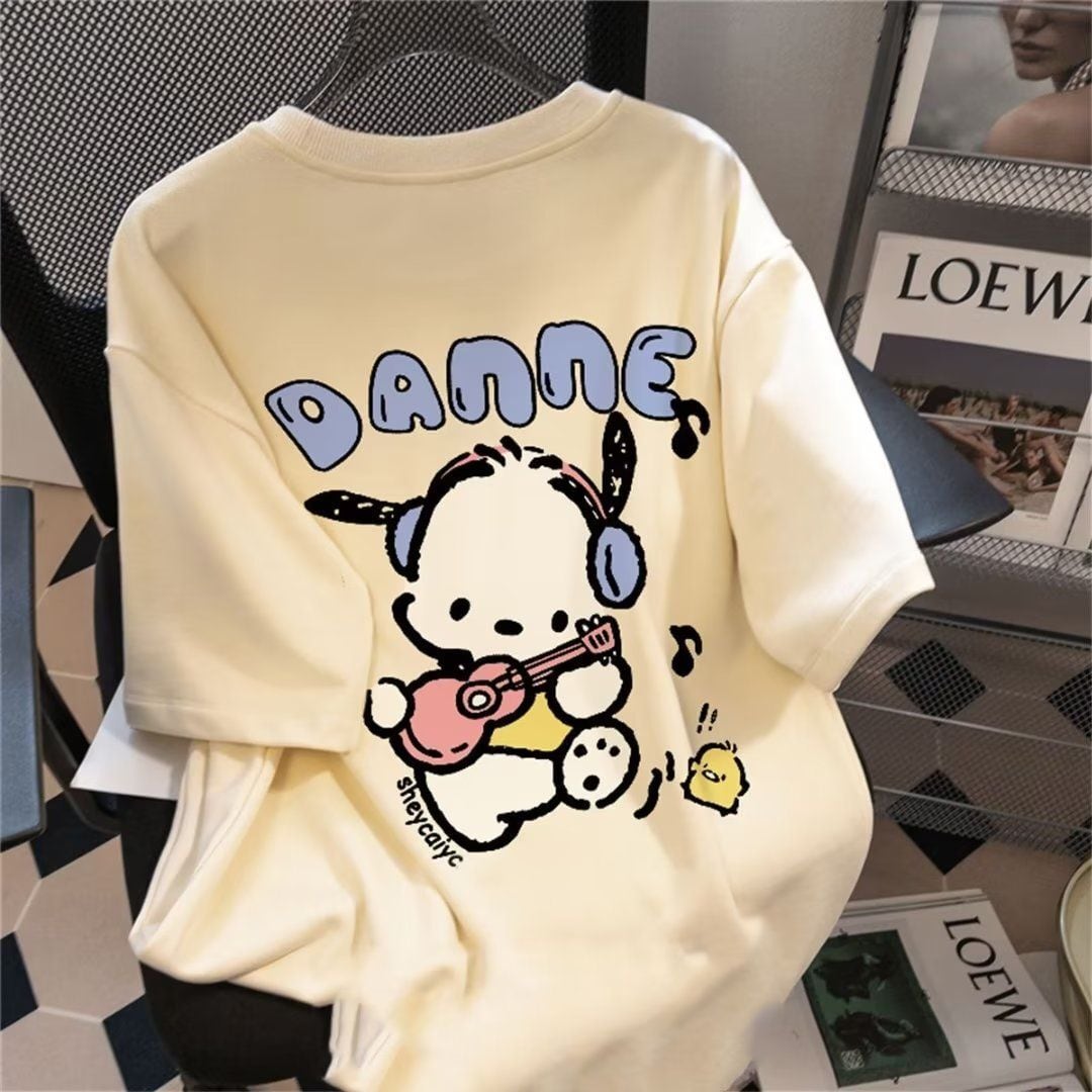新商品 絶対欲しい 上質 キュート プリント 7色選択 半袖Tシャツins-8625