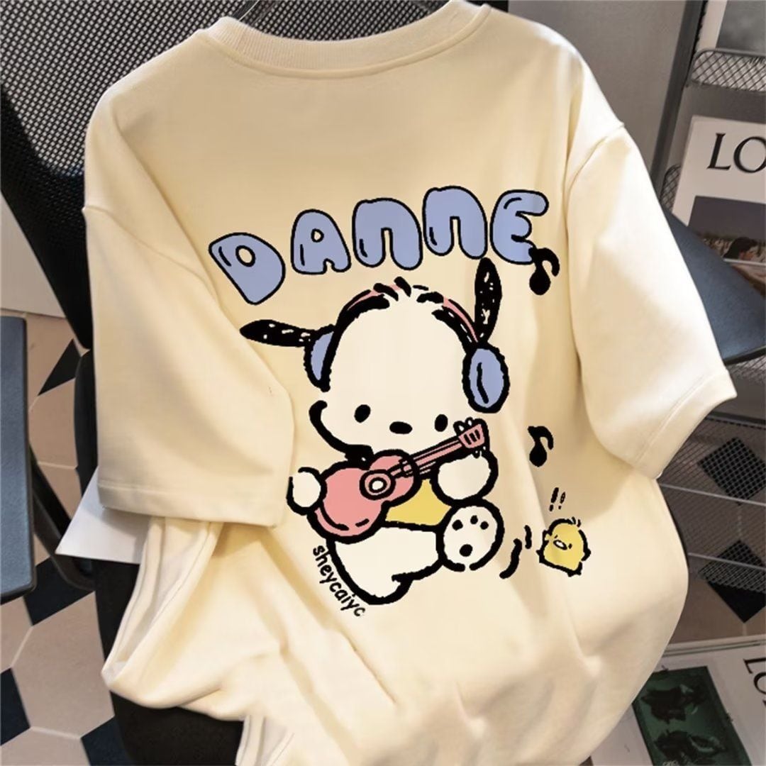 新商品 絶対欲しい 上質 キュート プリント 7色選択 半袖Tシャツins-8625
