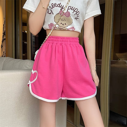 ゆったり感アップ カジュアル ハイウエスト パンツ ボトムスins-3563