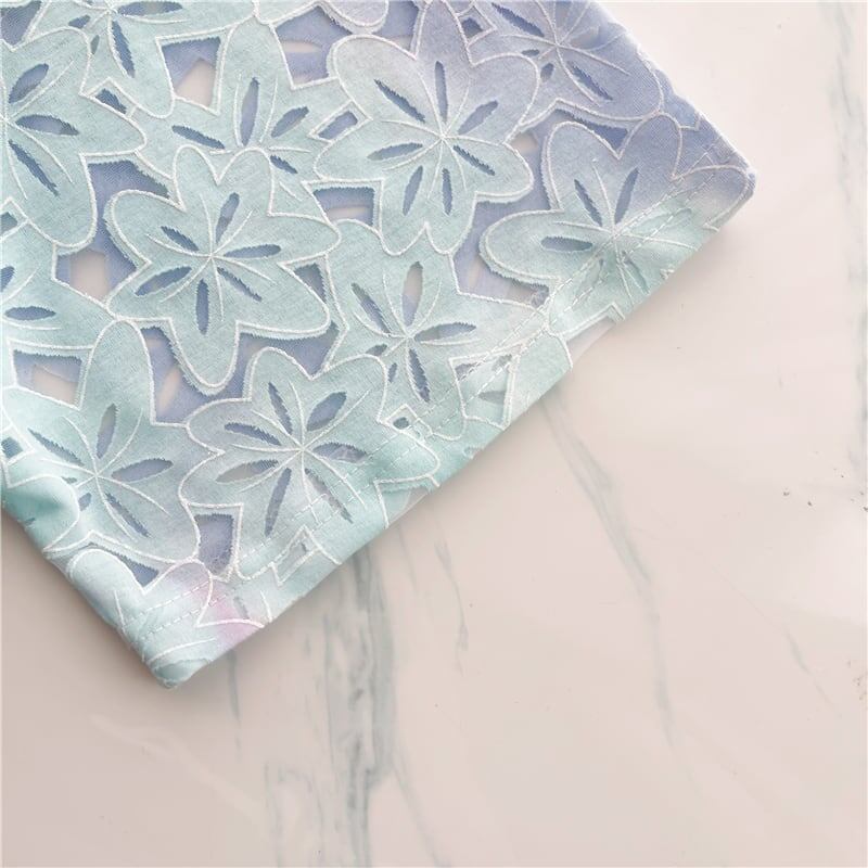 オシャレ度満点 スタイリッシュ ラウンドネック 透かし彫り Tシャツ カットソーins-2957