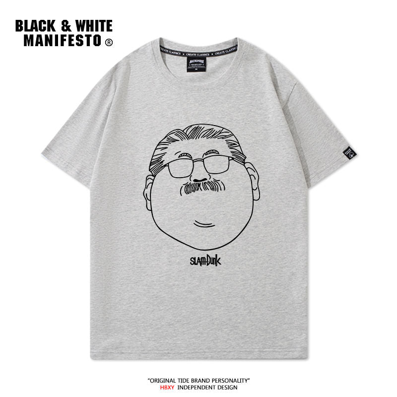 【人気ランキングNO.3】早い者勝ち　好感度UP おすすめ プリントロゴ　半袖 Tシャツ-A2356