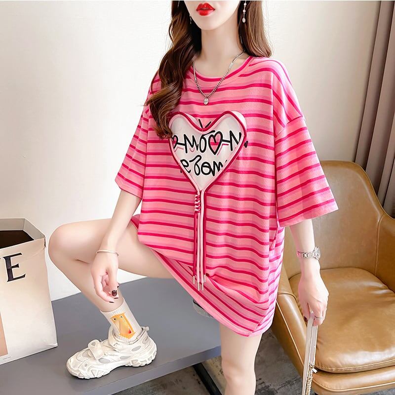 スタイリッシュ 今季大好評 ボーダー柄 Tシャツ カットソーins-3254