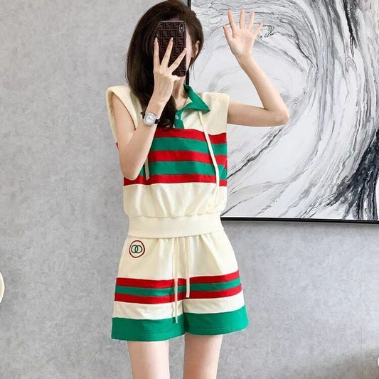 大活躍 ファッション シンプル 上品 ブラウスⅹパンツセットins-6624