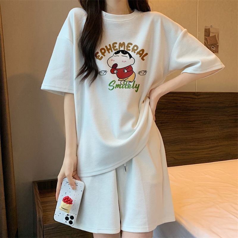 早い者勝ち  大好評 カジュアル キュート 半袖Ｔシャツⅹパンツセットins-6550
