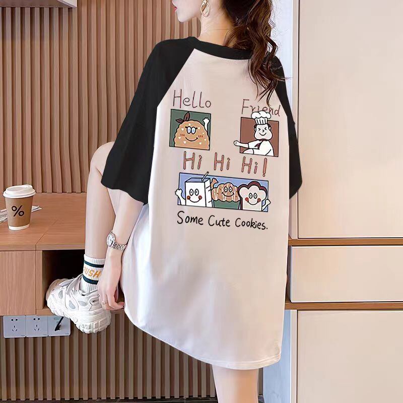 話題沸騰中 4色選択可 プリント  Tシャツ カットソーins-8276