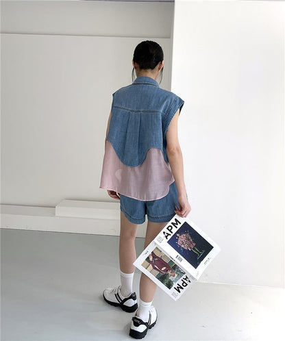 今季マストバイ ファッション 上品 半袖Ｔシャツⅹパンツセット ins-6575