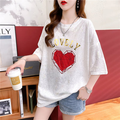 話題沸騰中  個性派 ファッション プリント 全3色 半袖Tシャツins-8508