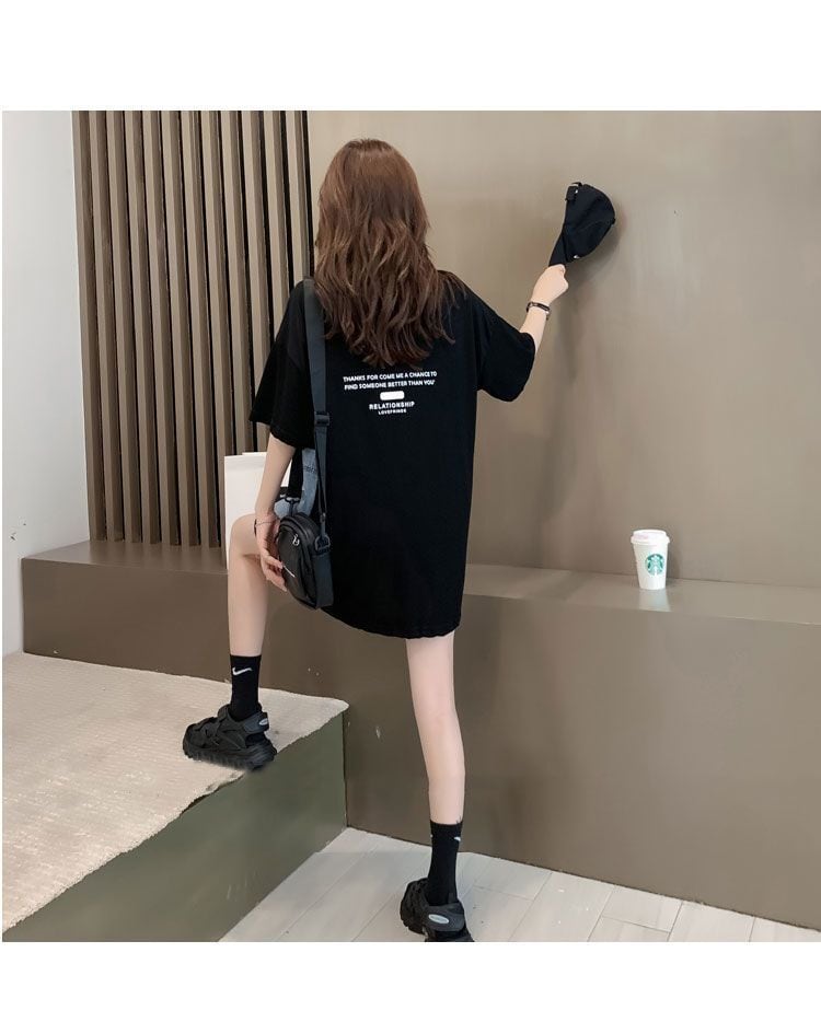 個性的なデザイン 一目惚れ 2色選択可  レイヤード風  Tシャツ カットソーins-8286