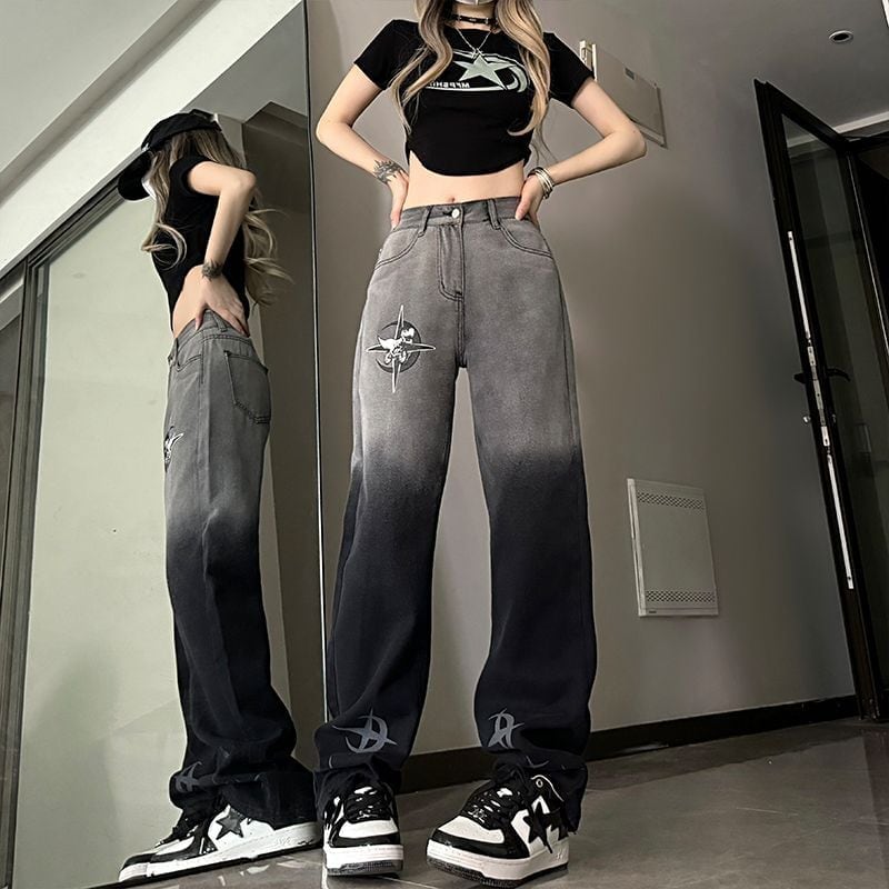 話題沸騰中  超人気  個性派 ストリート デニムins-6474