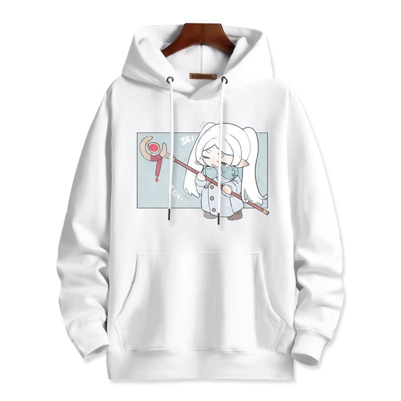 葬送のフリーレン キャラクター 美人度アップ スウィート 売り切れ必至  憧れ  パーカー-A2009
