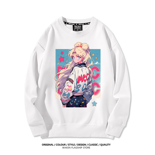 【裹起毛あり】大好評 ラウンドネックスウェット-A1964