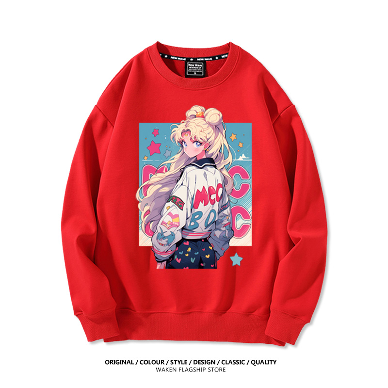 【裹起毛あり】大好評 ラウンドネックスウェット-A1964