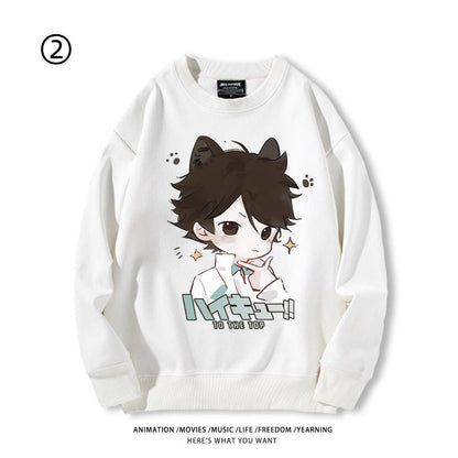 高級感  ラウンドネックスウェット-A1927