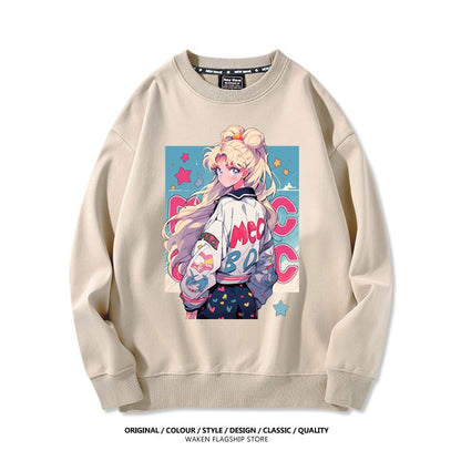 【裹起毛あり】大好評 ラウンドネックスウェット-A1964