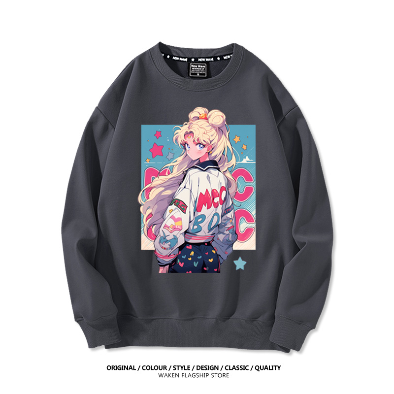 【裹起毛あり】大好評 ラウンドネックスウェット-A1964