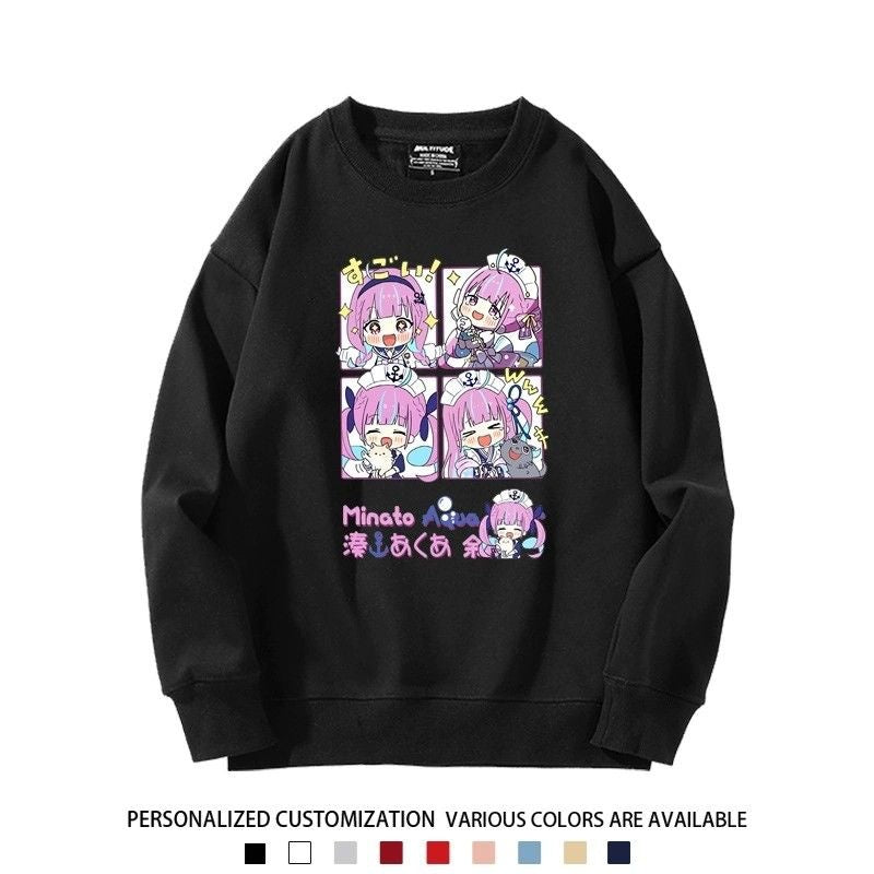 【裹起毛あり】話題沸騰中 ラウンドネックスウェット-A1997