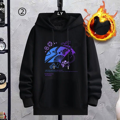 【裹起毛】好感度UP 今季マストバイ 美人度アップ パーカー-A1969