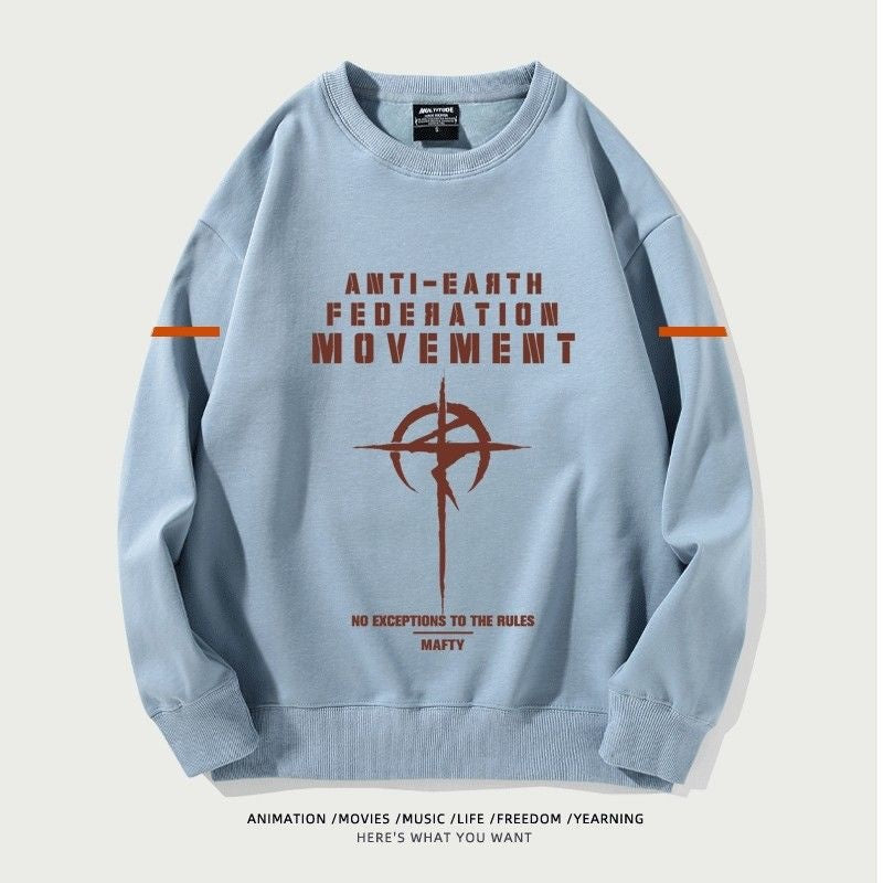 【裹起毛あり】大人の定番 ラウンドネックスウェット-A2003