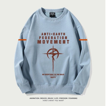 【裹起毛あり】大人の定番 ラウンドネックスウェット-A2003