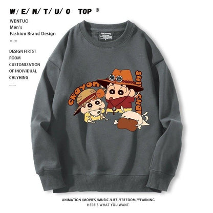 【裹起毛あり】話題沸騰中 ラウンドネックスウェット-A1960