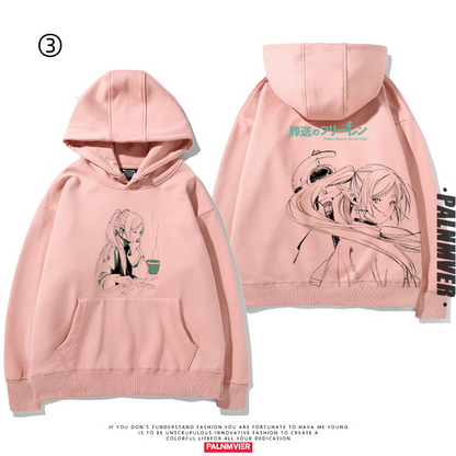 【裹起毛あり】 葬送のフリーレン キャラクター スウィート 売り切れ必至  憧れ  パーカー-A2006