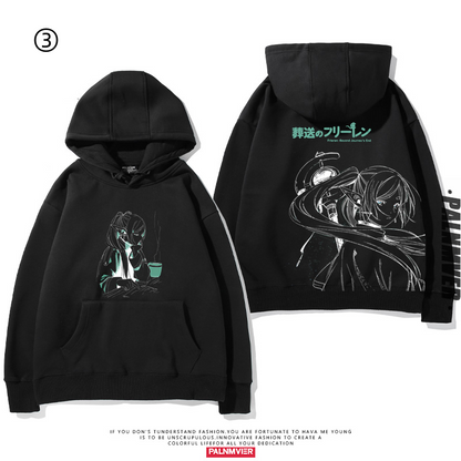 【裹起毛あり】 葬送のフリーレン キャラクター スウィート 売り切れ必至  憧れ  パーカー-A2006