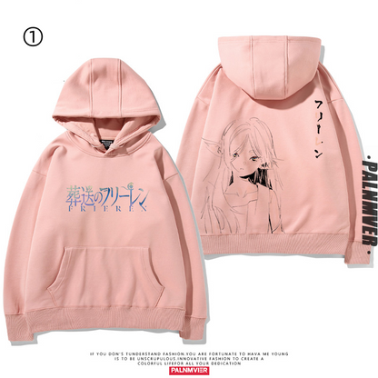 【裹起毛あり】 葬送のフリーレン キャラクター スウィート 売り切れ必至  憧れ  パーカー-A2006