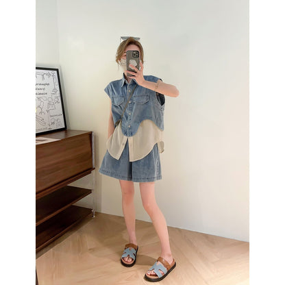 今季マストバイ ファッション 上品 半袖Ｔシャツⅹパンツセット ins-6575