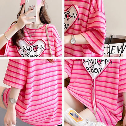 スタイリッシュ 今季大好評 ボーダー柄 Tシャツ カットソーins-3254