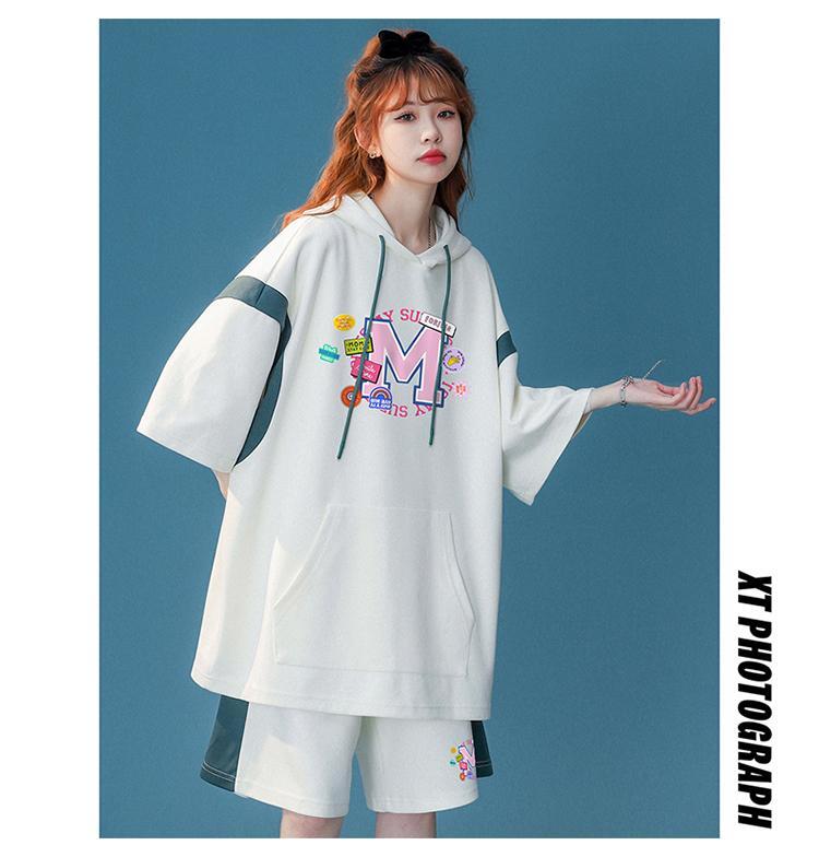 早い者勝ち  絶対流行 カジュアル 半袖Ｔシャツⅹパンツセットins-6534