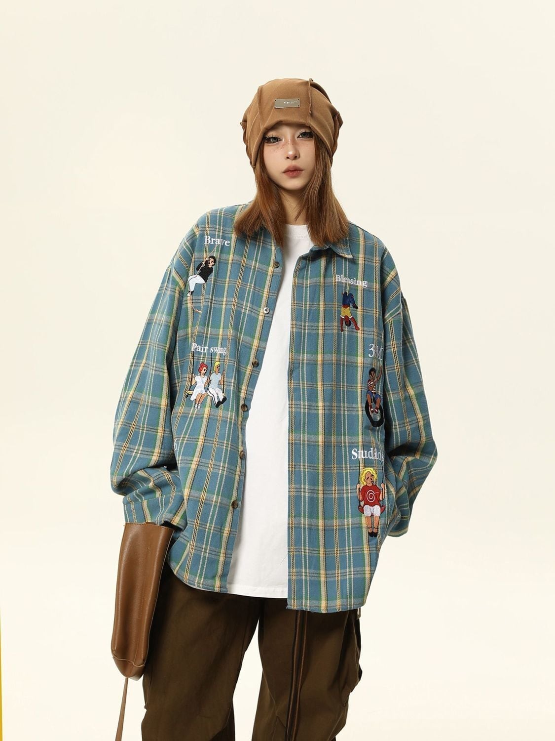 大活躍  ファッション 個性派 シャツins-6520