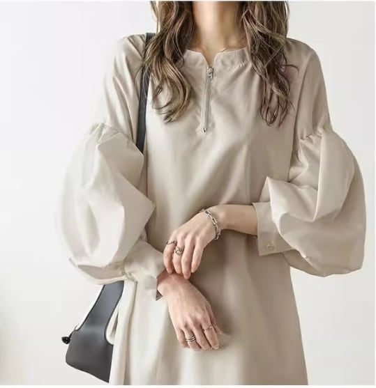 定番シンプル ファッション エレガント ワンピースins-6563