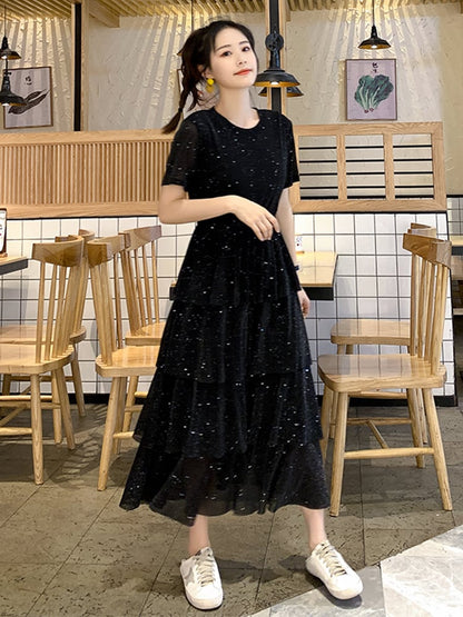 超人気 大人可愛い スウィート フリル ワンピース ins-8619
