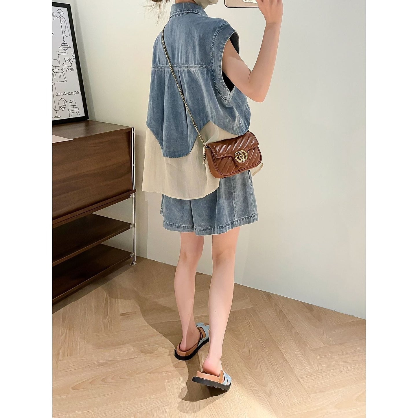 今季マストバイ ファッション 上品 半袖Ｔシャツⅹパンツセット ins-6575