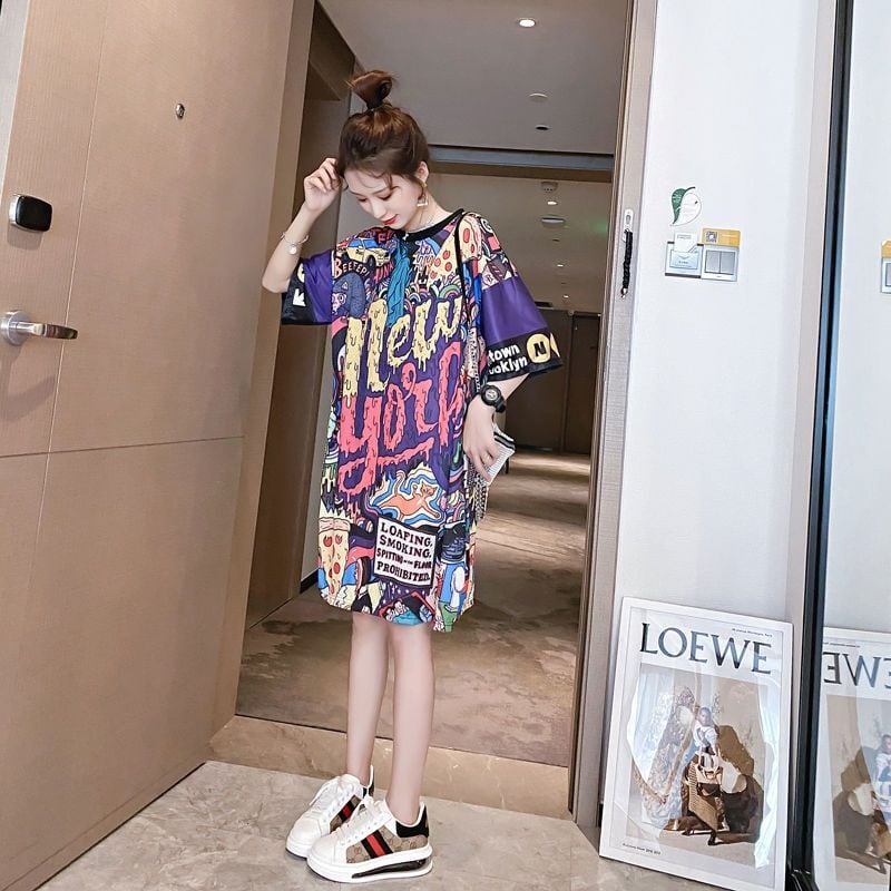 今季マストバイ 個性派 ゆったり 半袖Tシャツins-8135