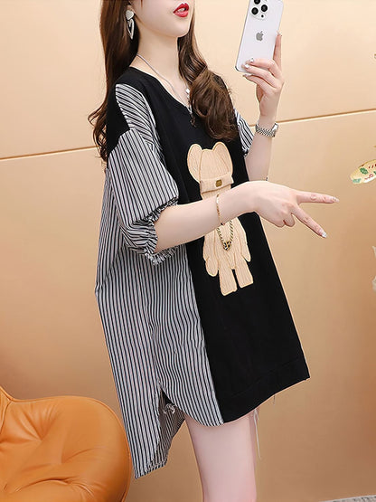 美人度アップ ファッションルーズ カットソーins-6568