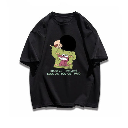 売り切れ必至 大人可愛い カジュアル プリント 全6色Ｔシャツins-6682