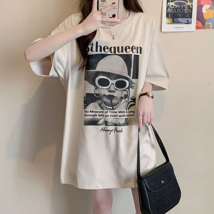 話題沸騰中 アバンギャルド レース 切り替え ホットダイヤモンド 3色選択 半袖Tシャツins-8547