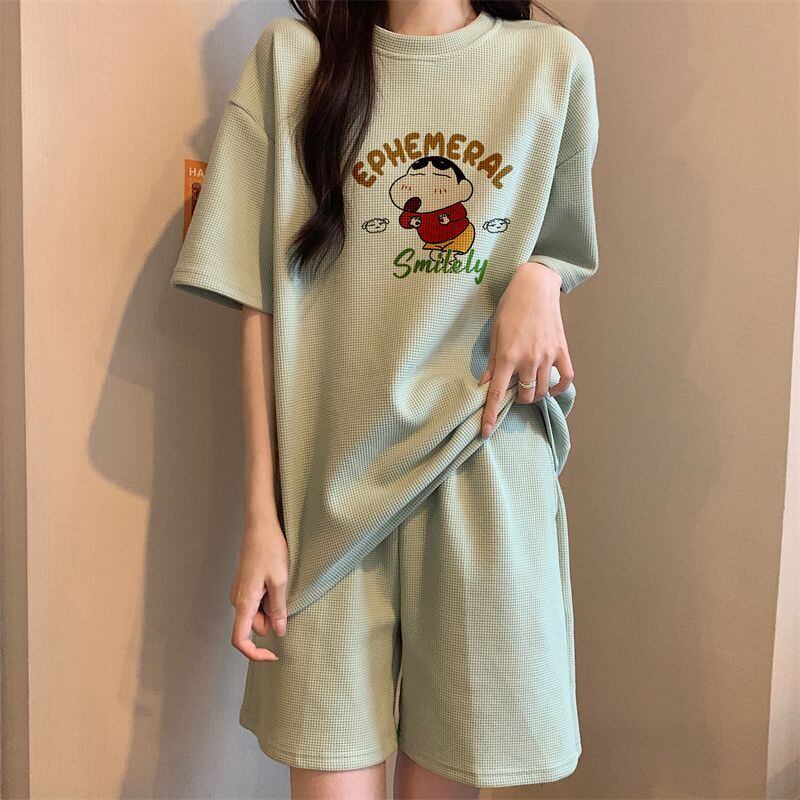 早い者勝ち  大好評 カジュアル キュート 半袖Ｔシャツⅹパンツセットins-6550