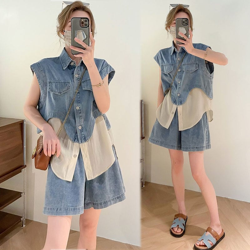 今季マストバイ ファッション 上品 半袖Ｔシャツⅹパンツセット ins-6575