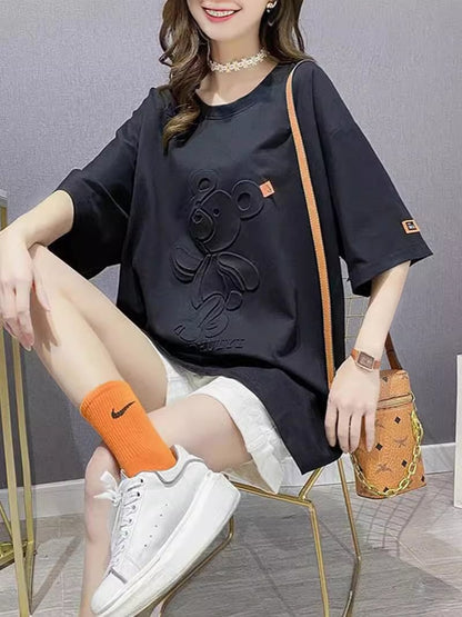 オシャレ度満点 上質 カジュアル 全5色 Tシャツ カットソーins-8457