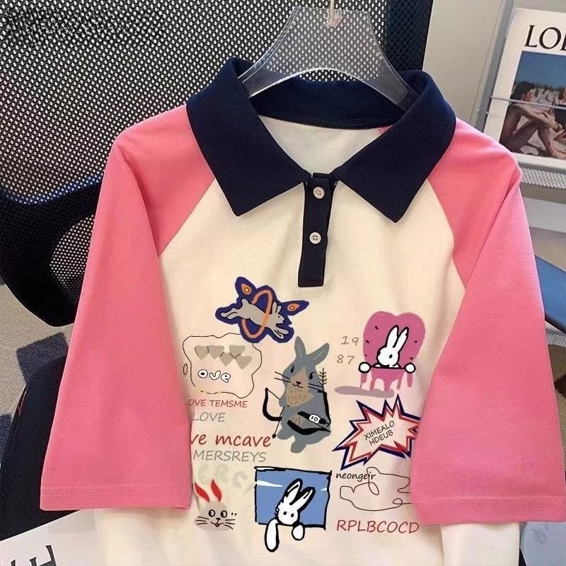 大人可愛い ファッション 上質 半袖シャツins-6577