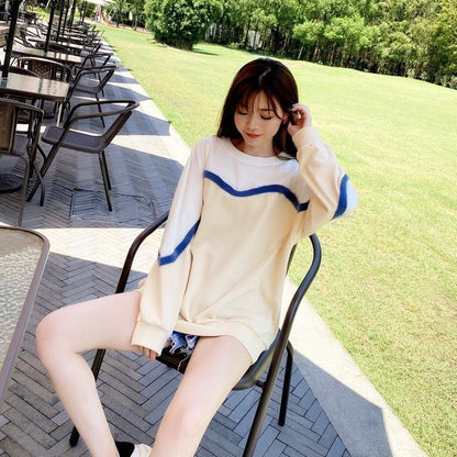 好感度UP カジュアル シンプル スウェットins-8098