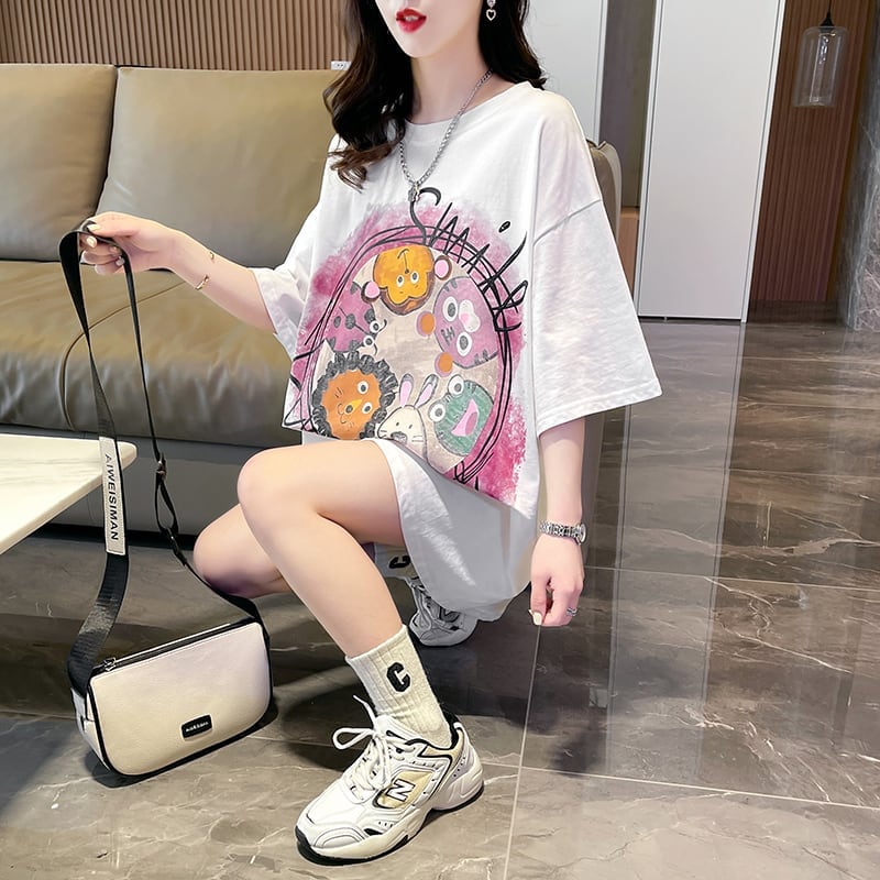 おすすめ ファッション シンプル スウィート 半袖シャツins-6384