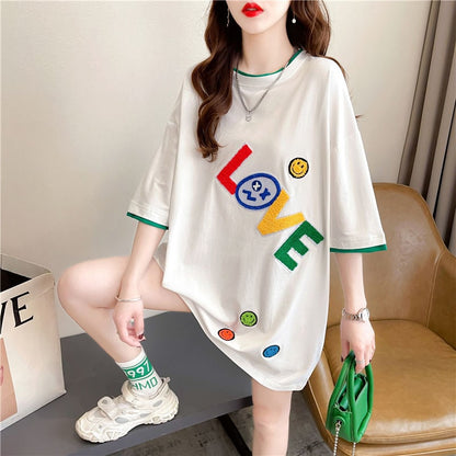 今季マストバイ  特別デザイン スウィート プリント 全3色 半袖Tシャツins-8543